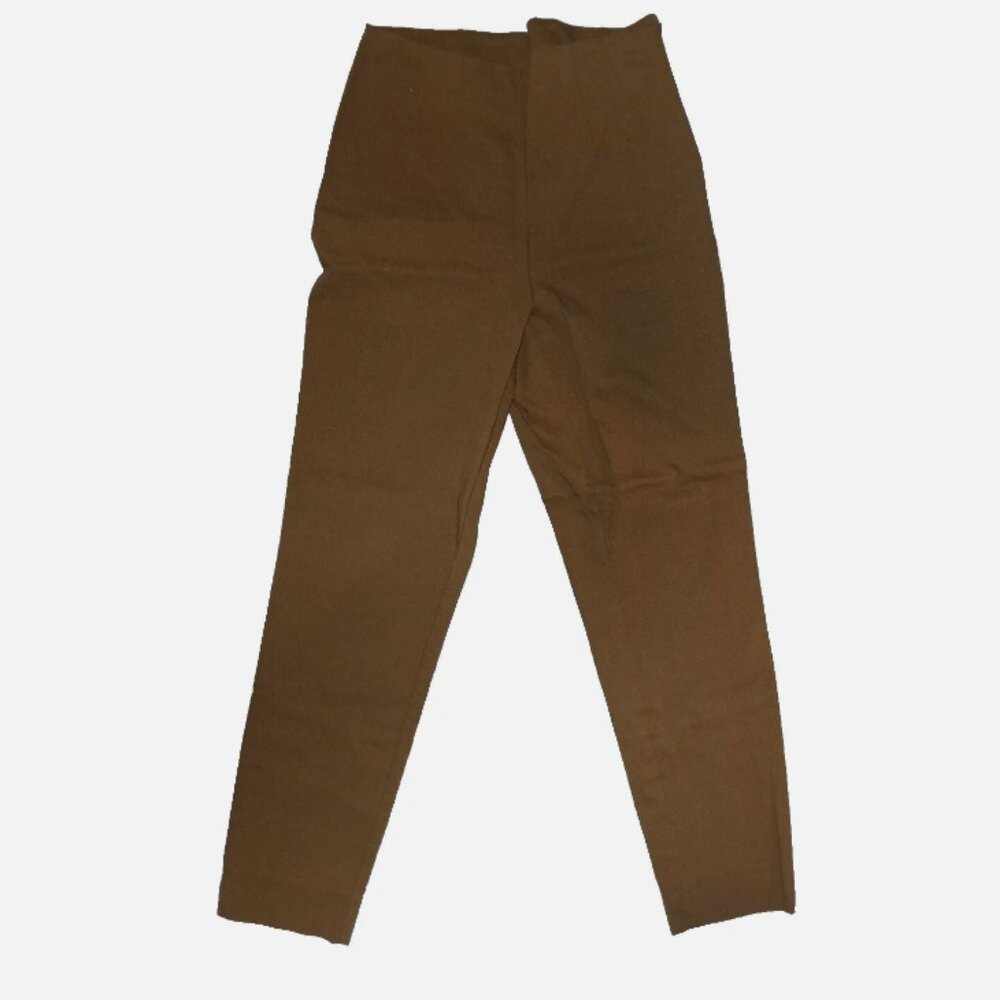 Time And Tru Size 8 Brown Khaki Rayon Nylon Spandex Blend Pants